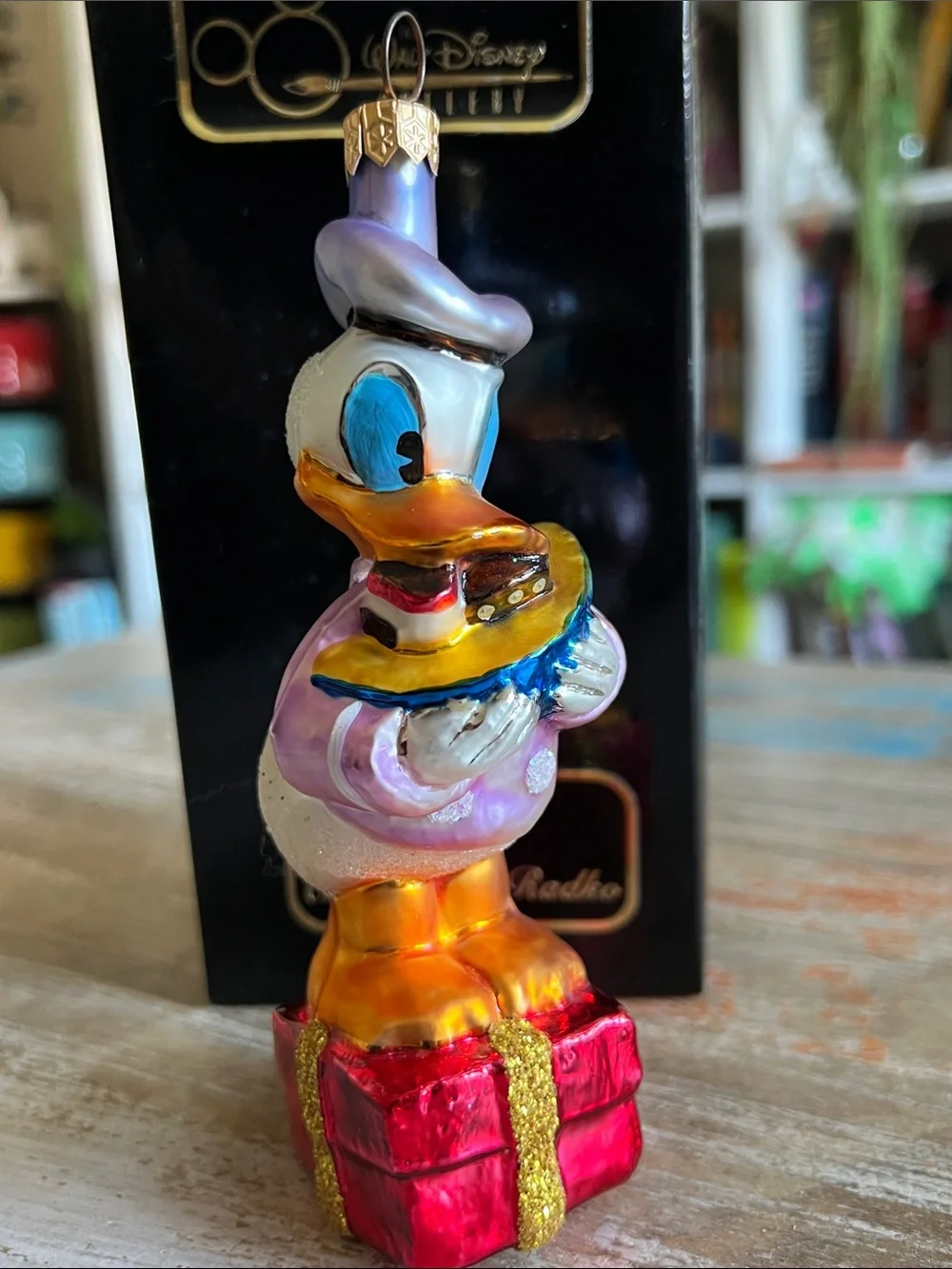 Christopher Radko Donald Duck Ornament with Box 1996